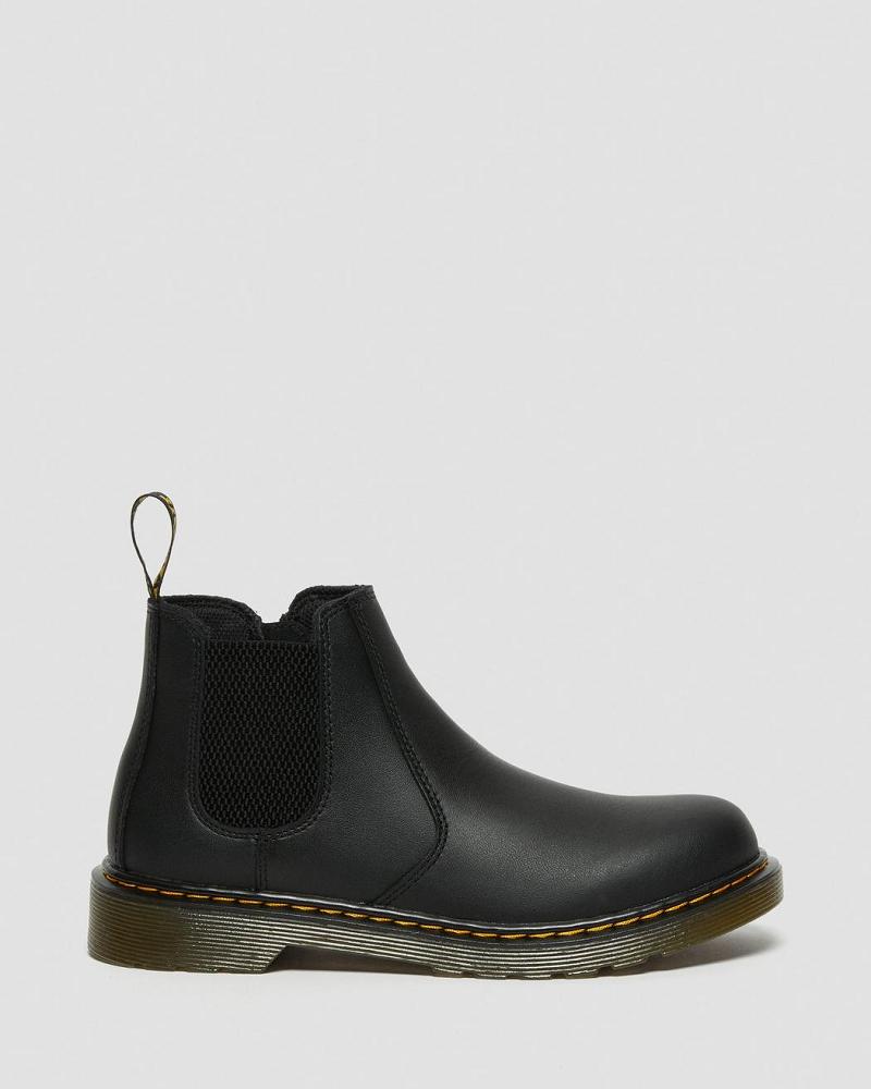 Dr Martens Youth 2976 Softy T Leren Laarsjes Kinderen Zwart | NL 150LIS